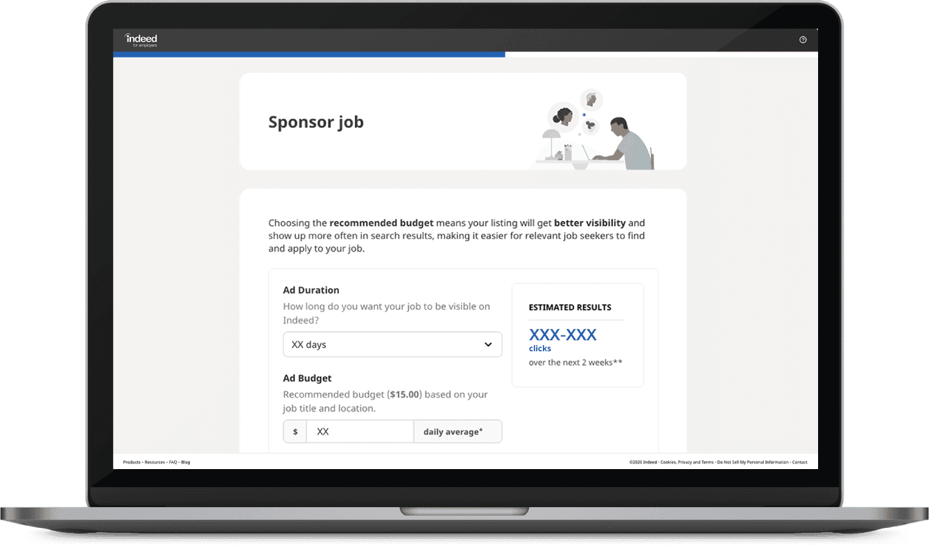 Pricing Model of Indeed Ads - Pay per Click